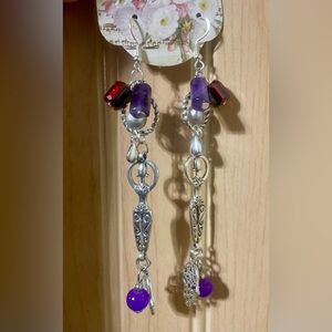Silver Goddess Earrings